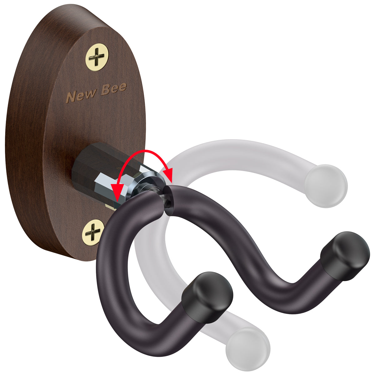 New Bee Wall Mount Wood Guitar Hanger